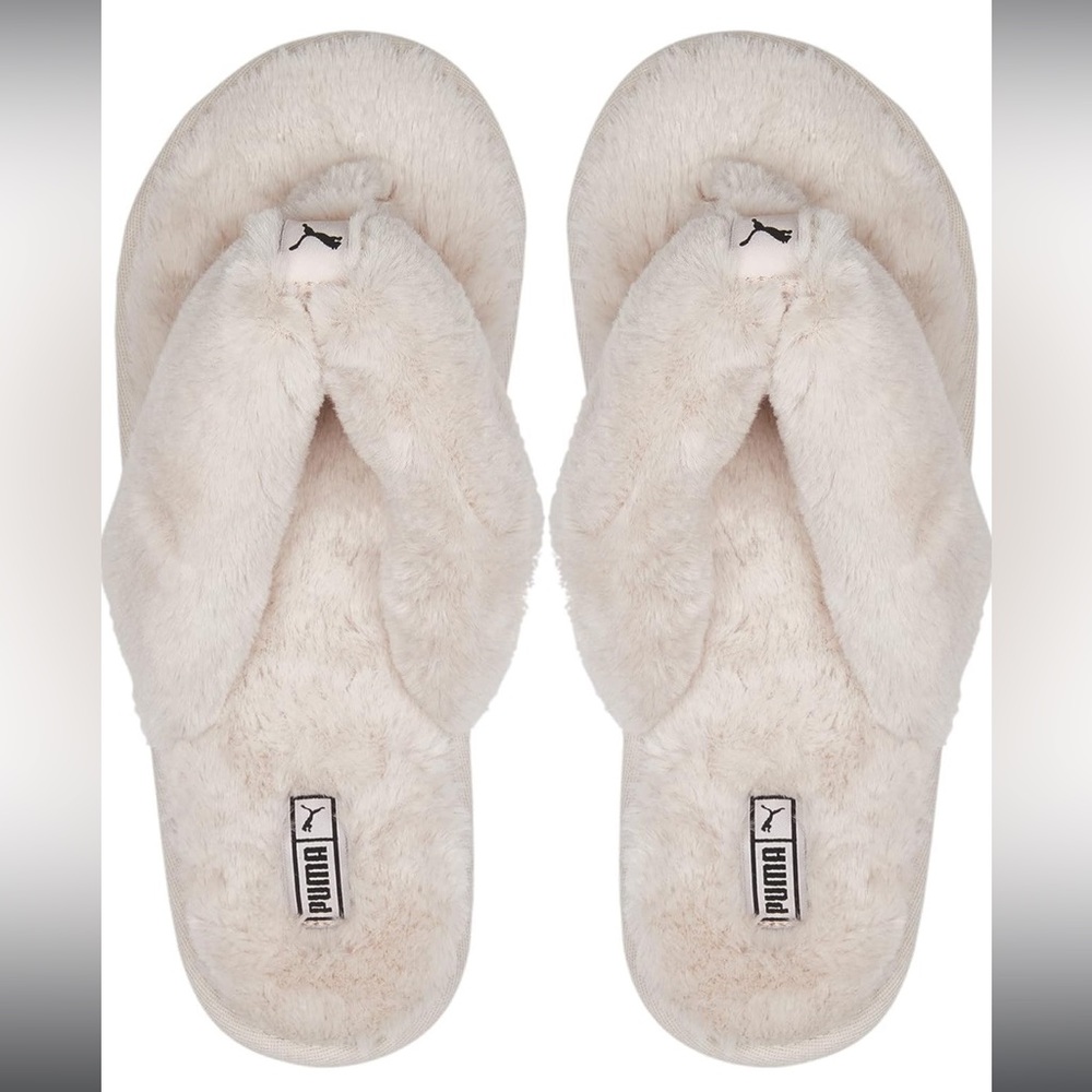 Brand new Puma fluff slippers
